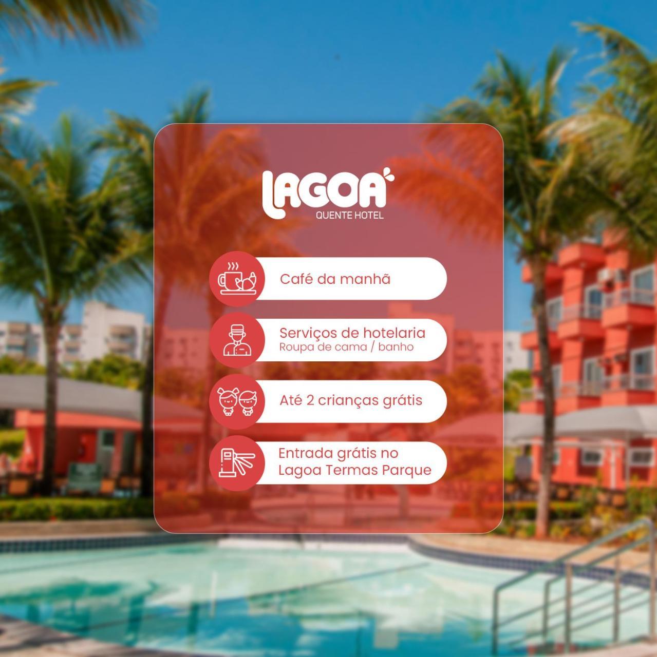 Lagoa Quente Hotel - Lagoa Oficial Caldas Novas Zewnętrze zdjęcie